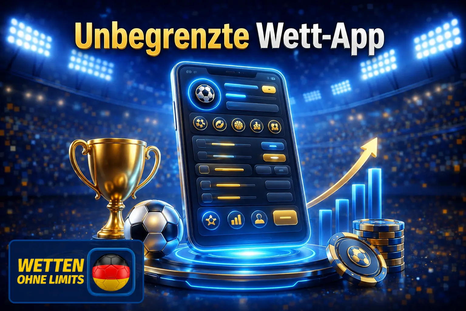 Die mobile Wett-App ermöglicht komfortables Wetten jederzeit und überall.