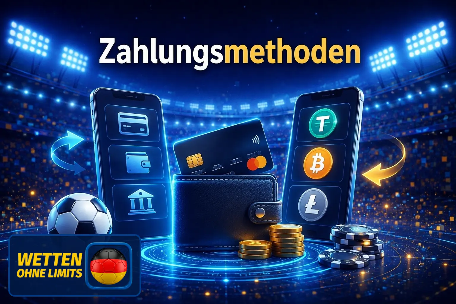 Sichere Zahlungsmethoden sorgen für schnelle Ein- und Auszahlungen beim Wettanbieter.